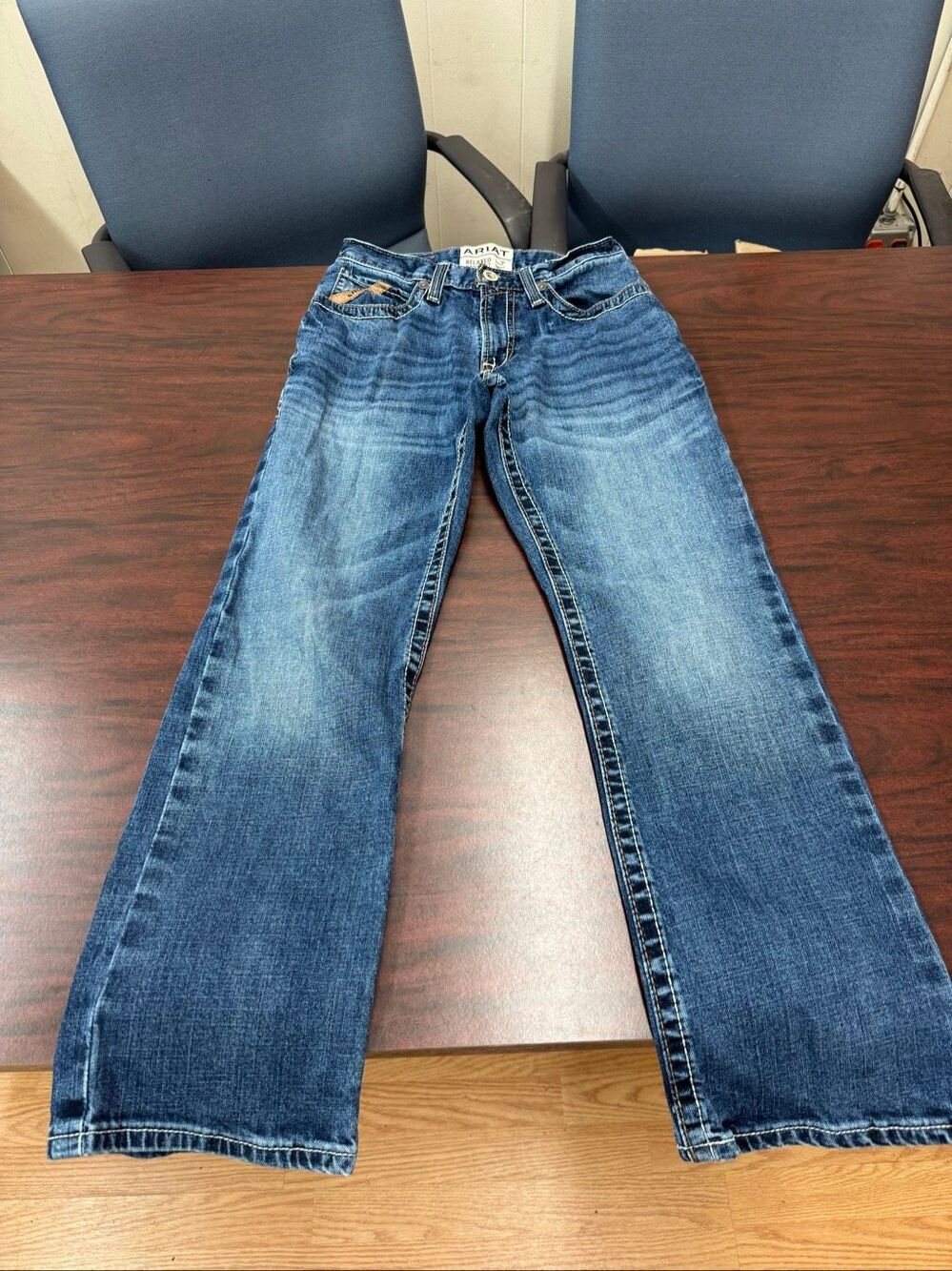 Ariat Mens M4 Relaxed Boot Cut Jeans Size 28/30